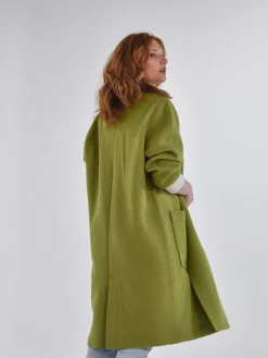 Daniel Chong Abrigo Balance verde pistacho*Mujer Mujer