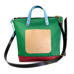 Daniel Chong Bandolera cuadrada impermeable Zafiro DZ* Bandoleras Cuadradas