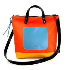 Daniel Chong Bandolera cuadrada impermeable Zafiro DZ* Bandoleras Cuadradas