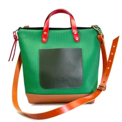 Daniel Chong Bandolera cuadrada impermeable Zafiro DZ* Bandoleras Cuadradas