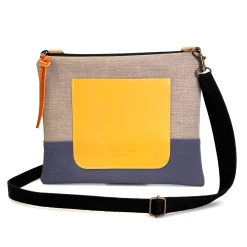 Daniel Chong Bandolera mini cuadrada con bolsillo* Bandoleras Mini