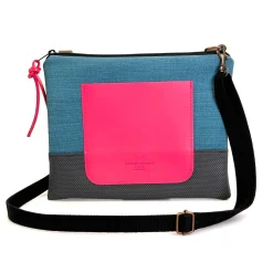 Daniel Chong Bandolera mini cuadrada con bolsillo* Bandoleras Mini