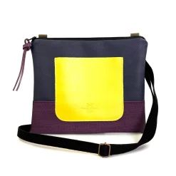 Daniel Chong Bandolera mini cuadrada con bolsillo* Bandoleras Mini