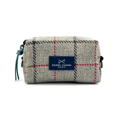 Daniel Chong Bandolera Mini Cube cuadros rojos y gris 'S'* Bandoleras Mini