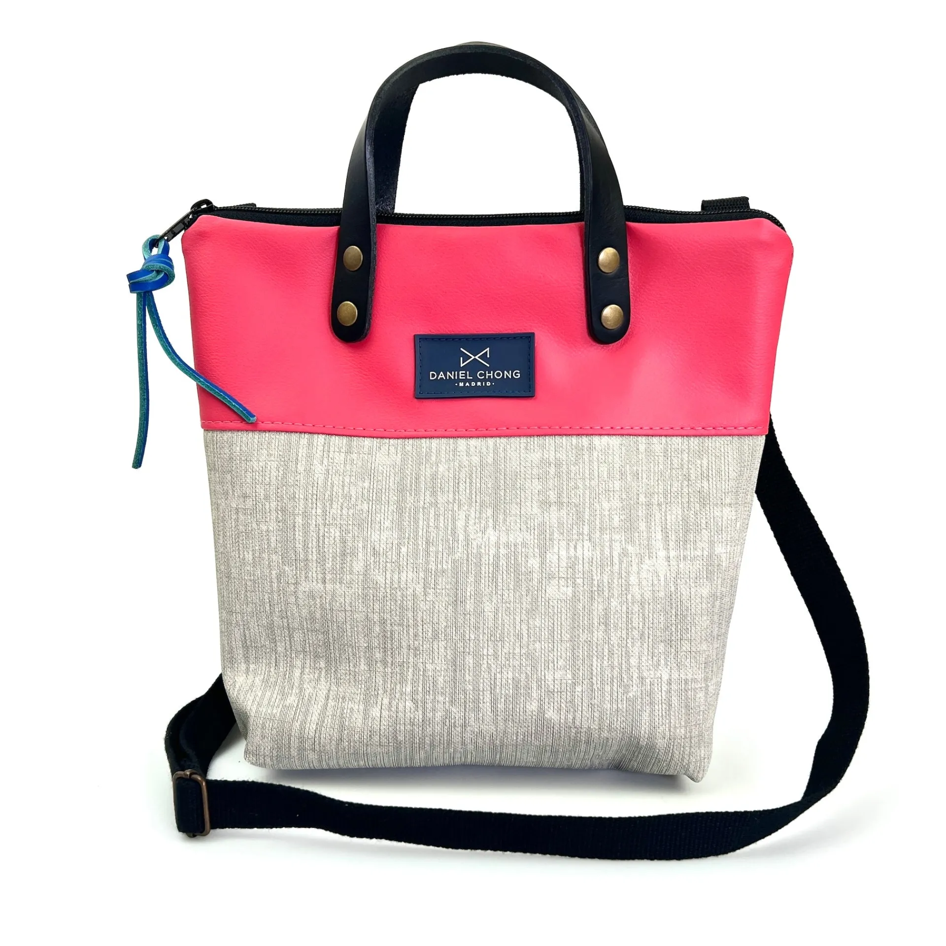 Daniel Chong Bandolera mini impermeable con asas* Bandoleras Mini Con Asas