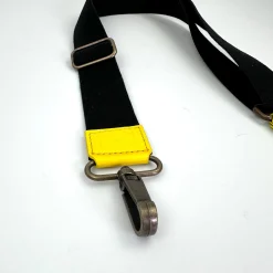 Daniel Chong Bandolera regulable Algodón lujada Amarillo* Bolsos Messenger|Bandoleras Slim