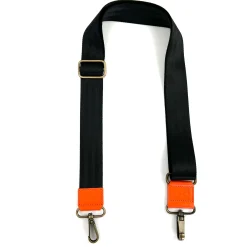 Daniel Chong Bandolera regulable Algodón lujada Naranja* Bolsos Messenger|Bandoleras Slim