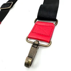 Daniel Chong Bandolera regulable lujada rojo* Bolsos Messenger|Bandoleras Slim