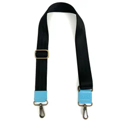 Daniel Chong Bandolera regulable lujada Azul Acqua* Bolsos Messenger|Bandoleras Slim