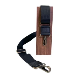 Daniel Chong Bandolera regulable lujada Negra* Bolsos Messenger|Bandoleras Slim