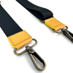 Daniel Chong Bandolera regulable lujada Golden* Bolsos Messenger|Bandoleras Slim