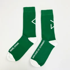 Daniel Chong Calcetines Green & White Logo* Calcetines