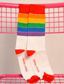 Daniel Chong Calcetines pride blanco* Calcetines