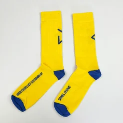 Daniel Chong Calcetines Yellow & blue logo* Calcetines