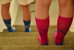 Daniel Chong Calcetines Yellow & blue logo* Calcetines