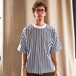 Daniel Chong CAMISETA OVER RAYAS*Hombre Hombre