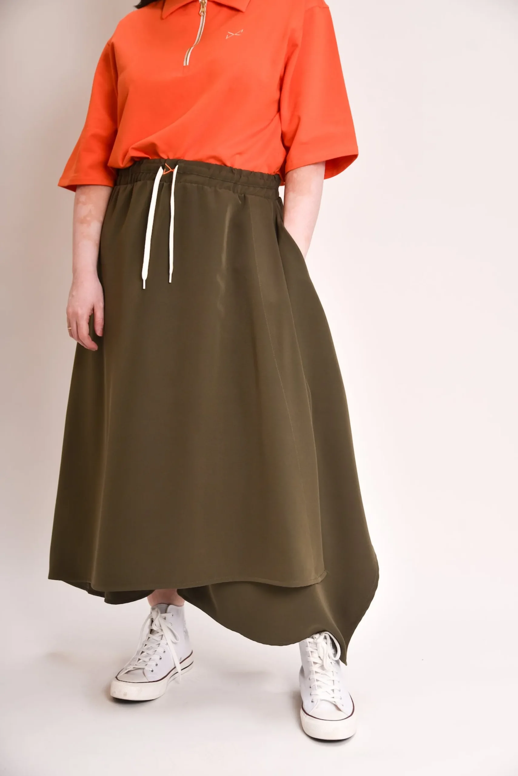 Daniel Chong FALDA PANTALÓN KAKI*Mujer Hombre|Mujer