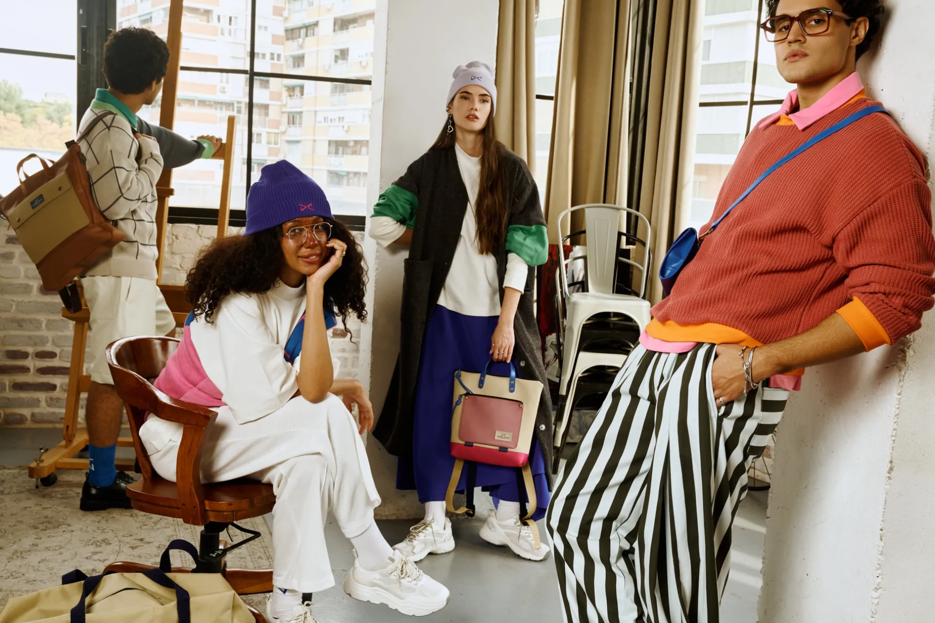 Daniel Chong GORRO RIB BEANIE DAY LAVENDER*Mujer Hombre|Mujer