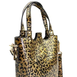 Daniel Chong Little t-shirt bag Charol Dorado* Bolsos De Piel