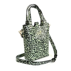 Daniel Chong Little t-shirt bag Charol Verde* Bolsos De Piel