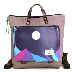 Daniel Chong Mochila book holder cuadrada ilustrada DZ* Mochilas Book Holder Cuadradas|Mochilas Book Holder