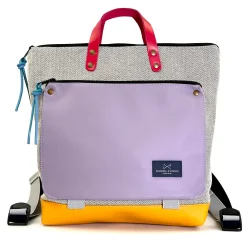 Daniel Chong Mochila book holder cuadrada loneta* Mochilas Book Holder Cuadradas|Mochilas Book Holder