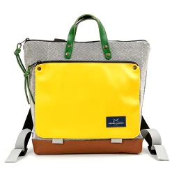 Daniel Chong Mochila book holder cuadrada loneta* Mochilas Book Holder Cuadradas|Mochilas Book Holder