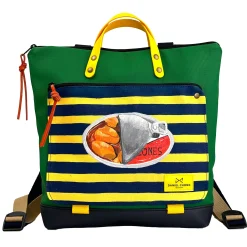 Daniel Chong Mochila book holder cuadrada impermeable dz ¨mejillones¨* Mochilas Book Holder Cuadradas|Mochilas Book Holder