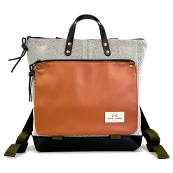 Daniel Chong Mochila book holder cuadrada loneta* Mochilas Book Holder Cuadradas|Mochilas Book Holder