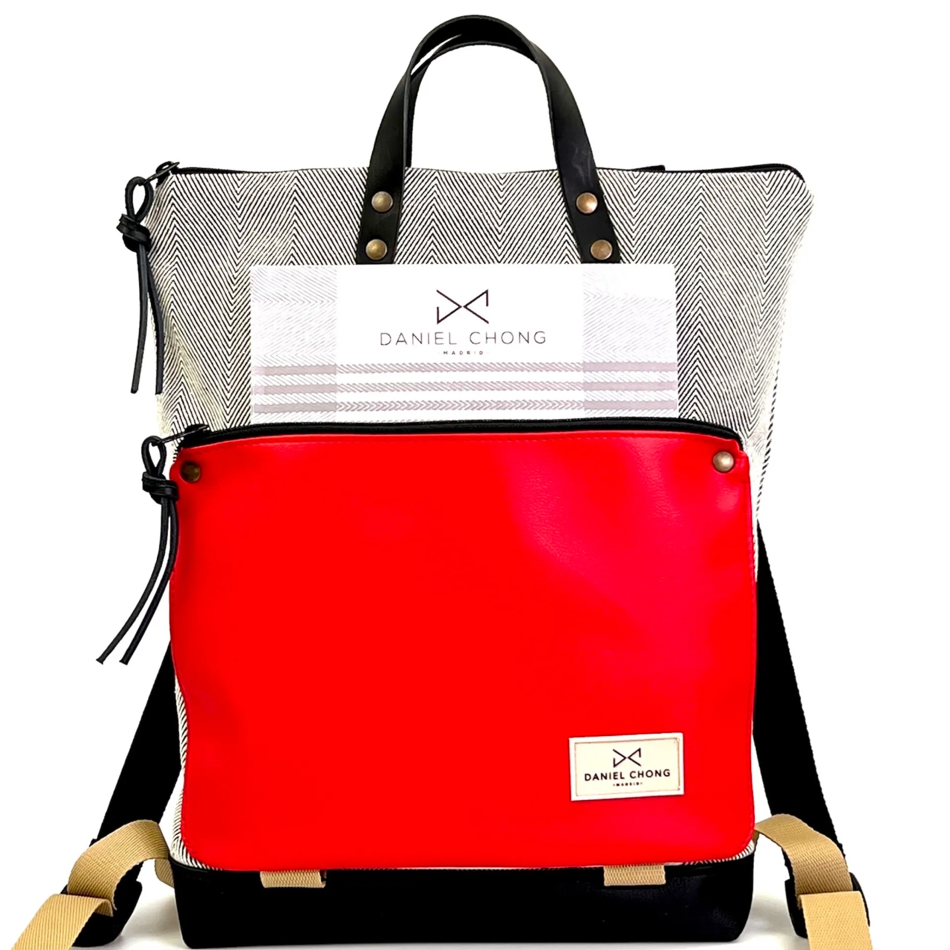 Daniel Chong Mochila book holder loneta* Mochilas Book Holder