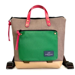 Daniel Chong Mochila Book Holder Mini Cuadrada Impermeable DZ* Mochilas Mini Cuadradas Book Holder