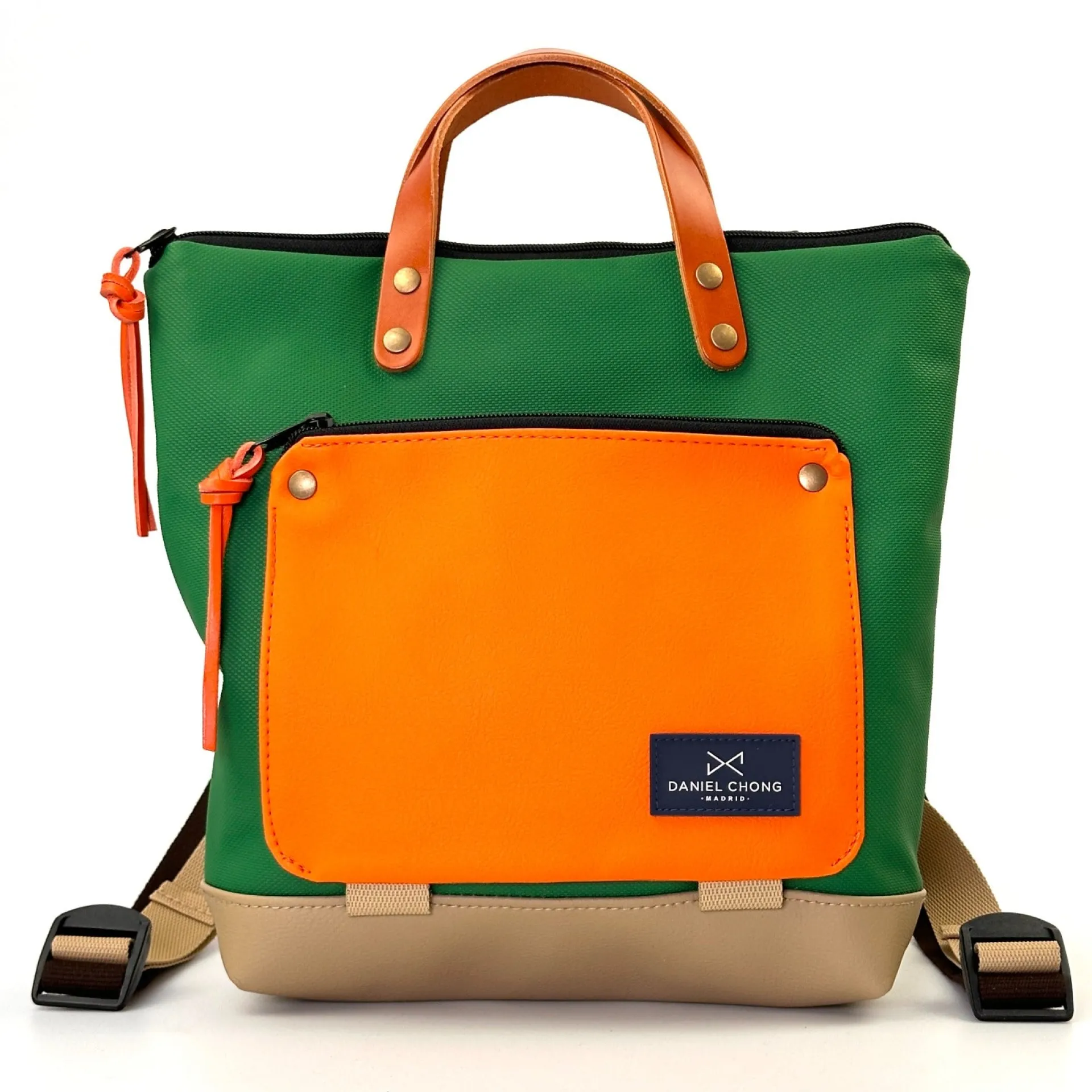 Daniel Chong Mochila Book Holder Mini Cuadrada Impermeable DZ* Mochilas Mini Cuadradas Book Holder