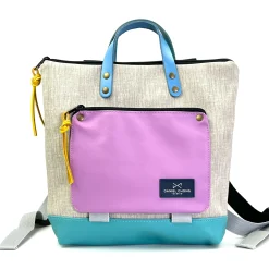 Daniel Chong Mochila Book Holder Mini Cuadrada Impermeable DZ* Mochilas Mini Cuadradas Book Holder