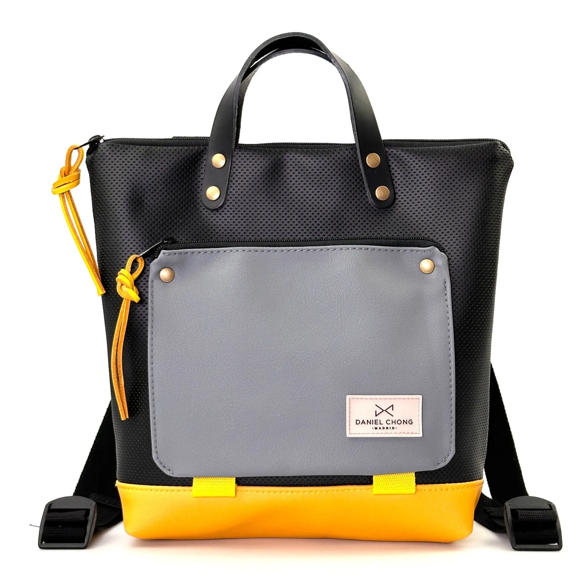 Daniel Chong Mochila Book Holder Mini Cuadrada Impermeable DZ* Mochilas Mini Cuadradas Book Holder