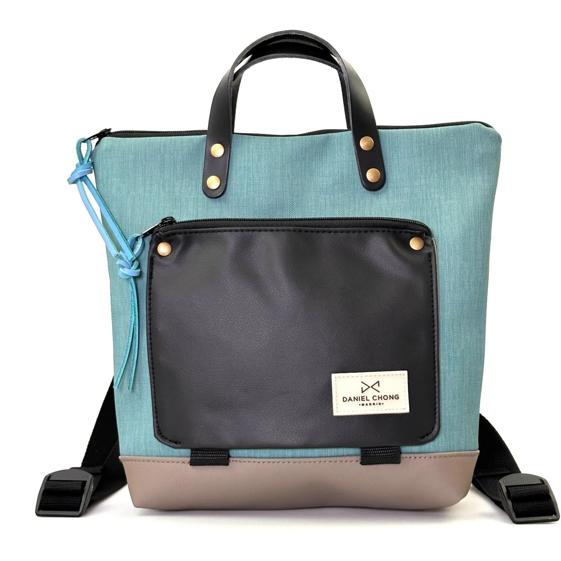 Daniel Chong Mochila Book Holder Mini Cuadrada Impermeable DZ* Mochilas Mini Cuadradas Book Holder