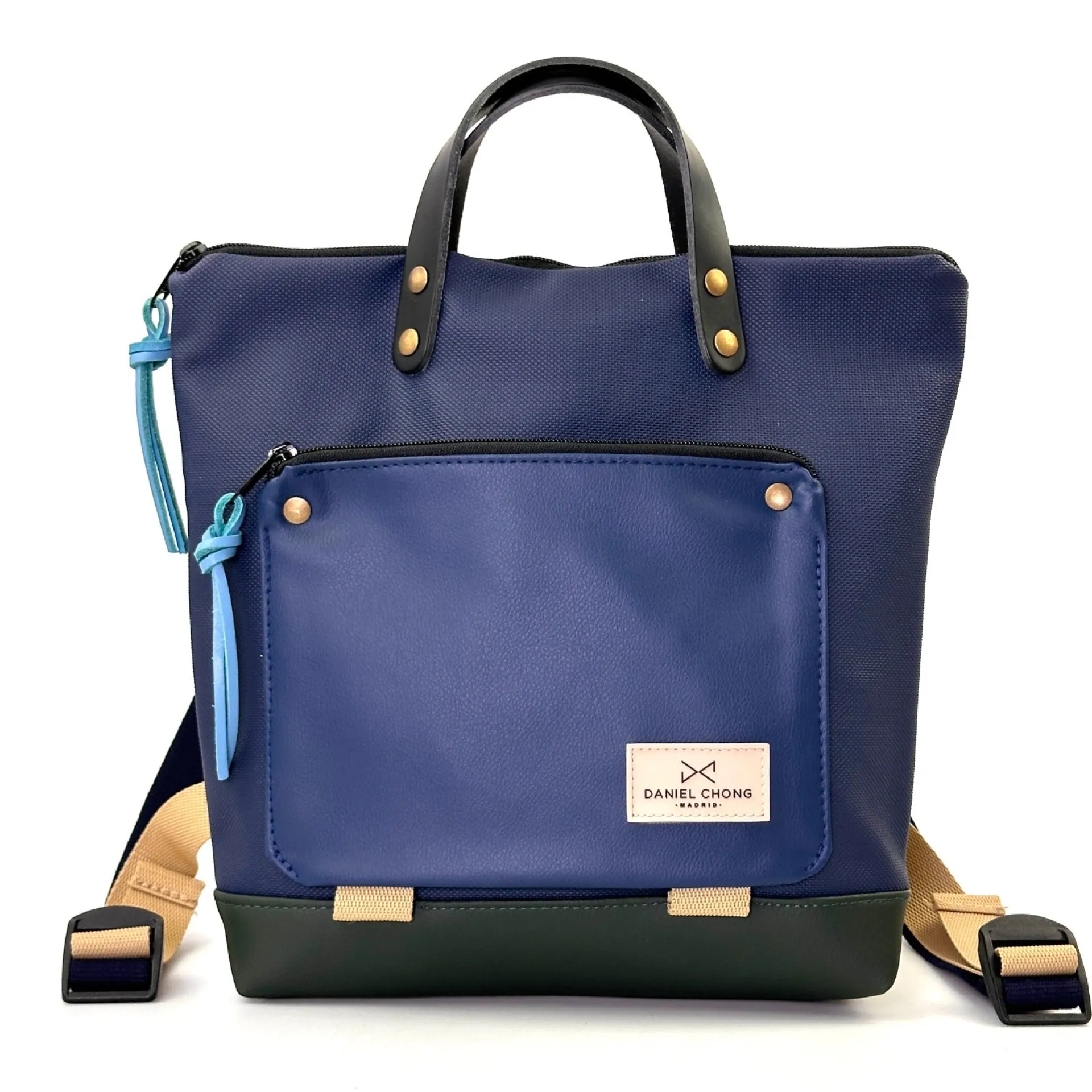 Daniel Chong Mochila Book Holder Mini Cuadrada Impermeable DZ* Mochilas Mini Cuadradas Book Holder