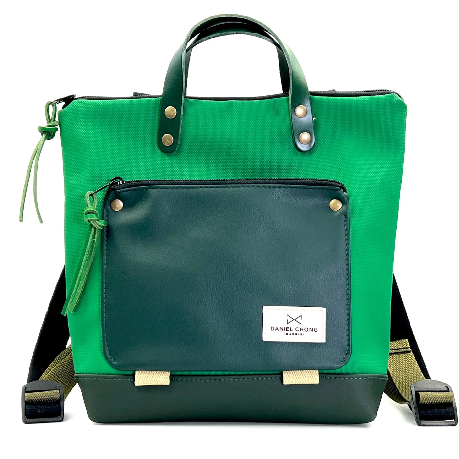 Daniel Chong mochila mini cuadrada book holder impermeable DZ* Mochilas Mini Cuadradas Book Holder