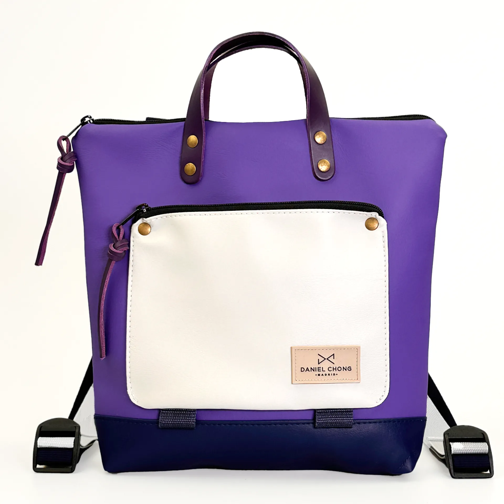 Daniel Chong Mochila mini cuadrada Book Holder nautic imper* Mochilas Mini Cuadradas Book Holder