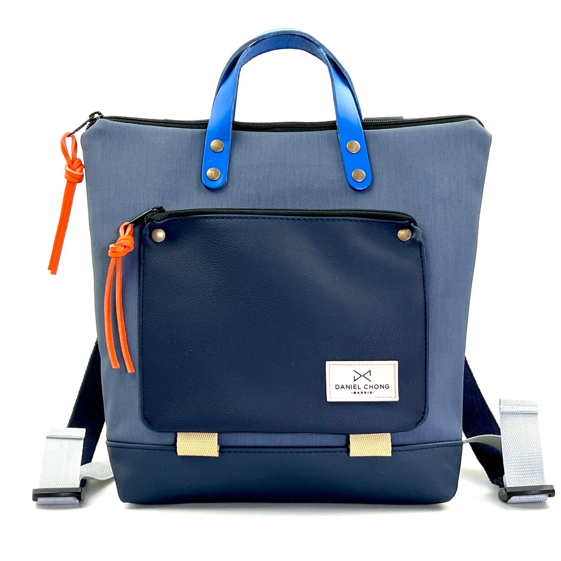 Daniel Chong Mochila mini cuadrada Book Holder Impermeable DZ* Mochilas Mini Cuadradas Book Holder