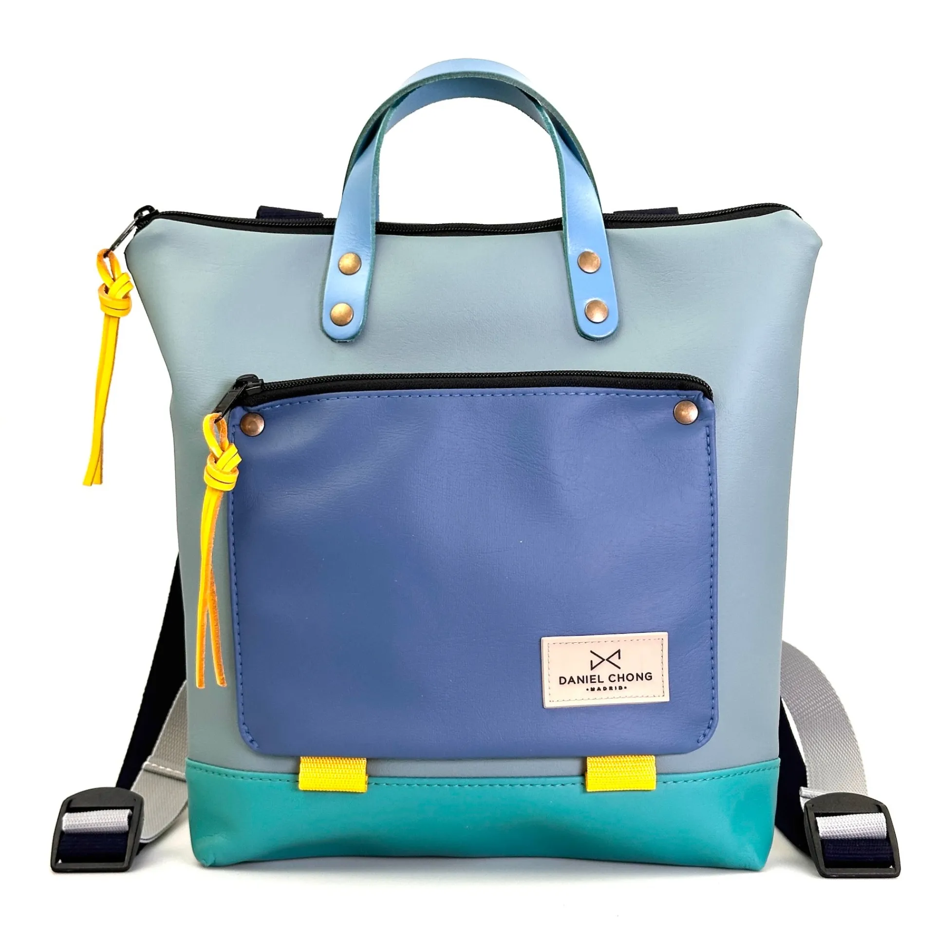 Daniel Chong Mochila mini cuadrada Book Holder nautic imper* Mochilas Mini Cuadradas Book Holder