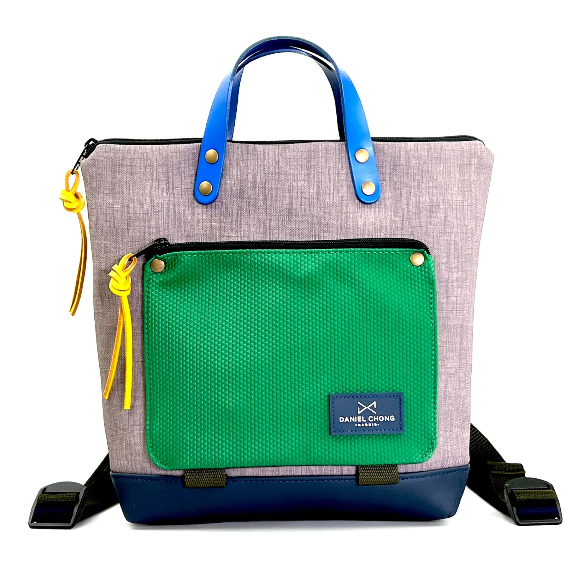 Daniel Chong Mochila mini cuadrada Book Holder Impermeable Dz* Mochilas Mini Cuadradas Book Holder