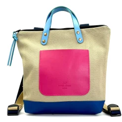 Daniel Chong Mochila Slim Mini Cuadrada Loneta* Mochilas Mini Cuadradas|Mochilas Mini