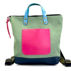 Daniel Chong Mochila Slim Mini Cuadrada Loneta* Mochilas Mini Cuadradas|Mochilas Mini