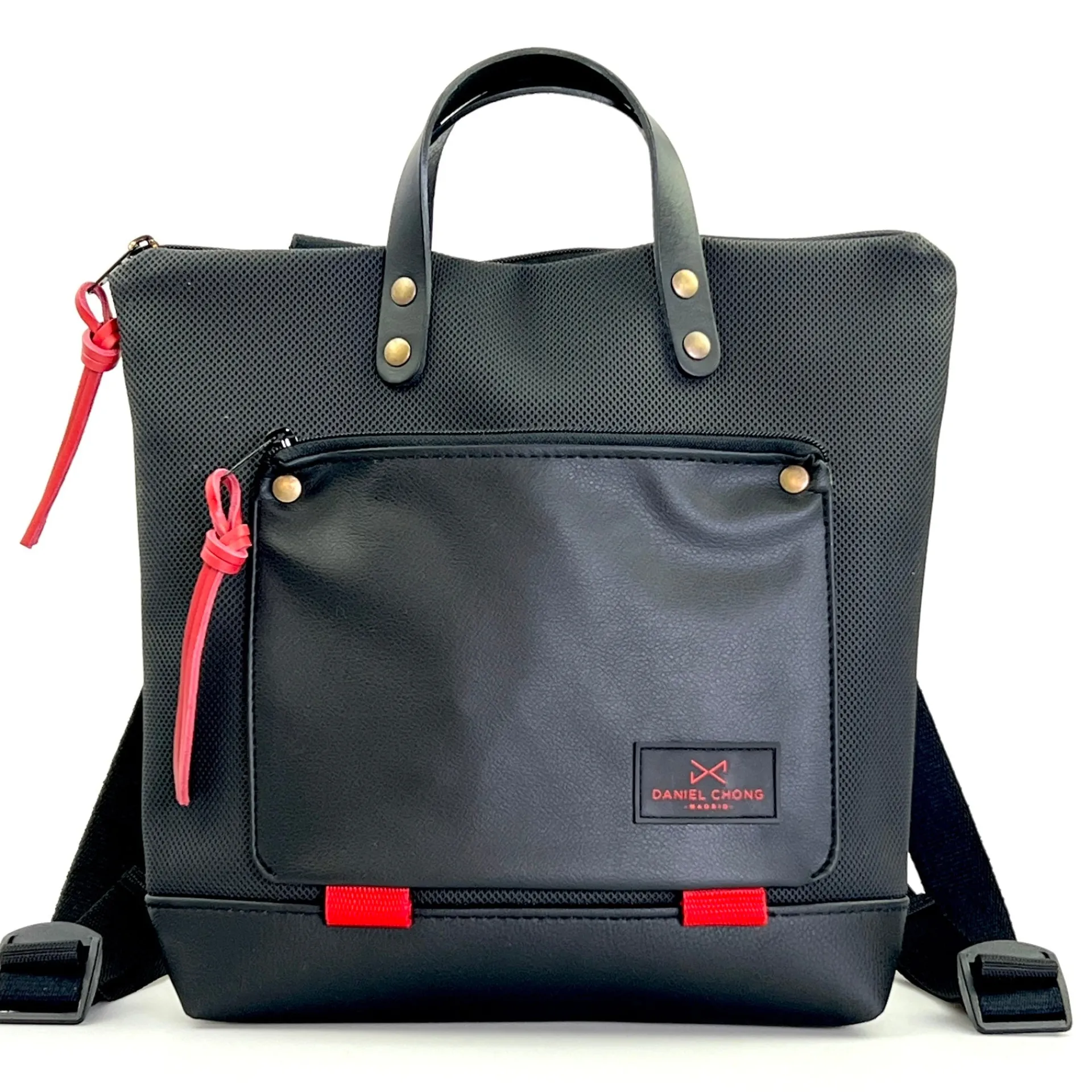 Daniel Chong Mochilas mini cuadradas Book Holder impermeable DZ* Mochilas Mini Cuadradas Book Holder