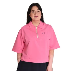 Daniel Chong OVER ZIP POLO ROSA unisex*Mujer Hombre|Mujer