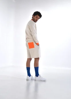 Daniel Chong SHORT CRUDO NAVY*Hombre Hombre