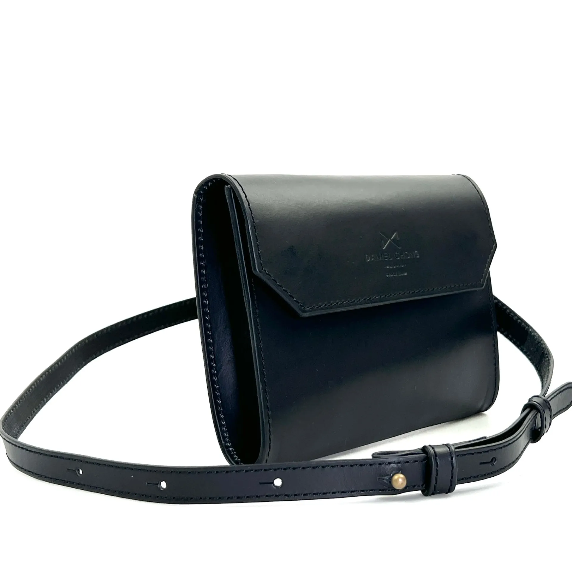 Daniel Chong Sobre mini de piel Negro*Hombre Hombre|Bolsos De Piel