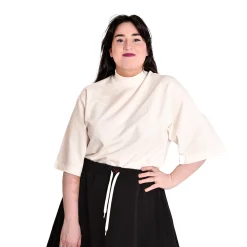 Daniel Chong SS TURTLE NECK BLANCA*Mujer Hombre|Mujer