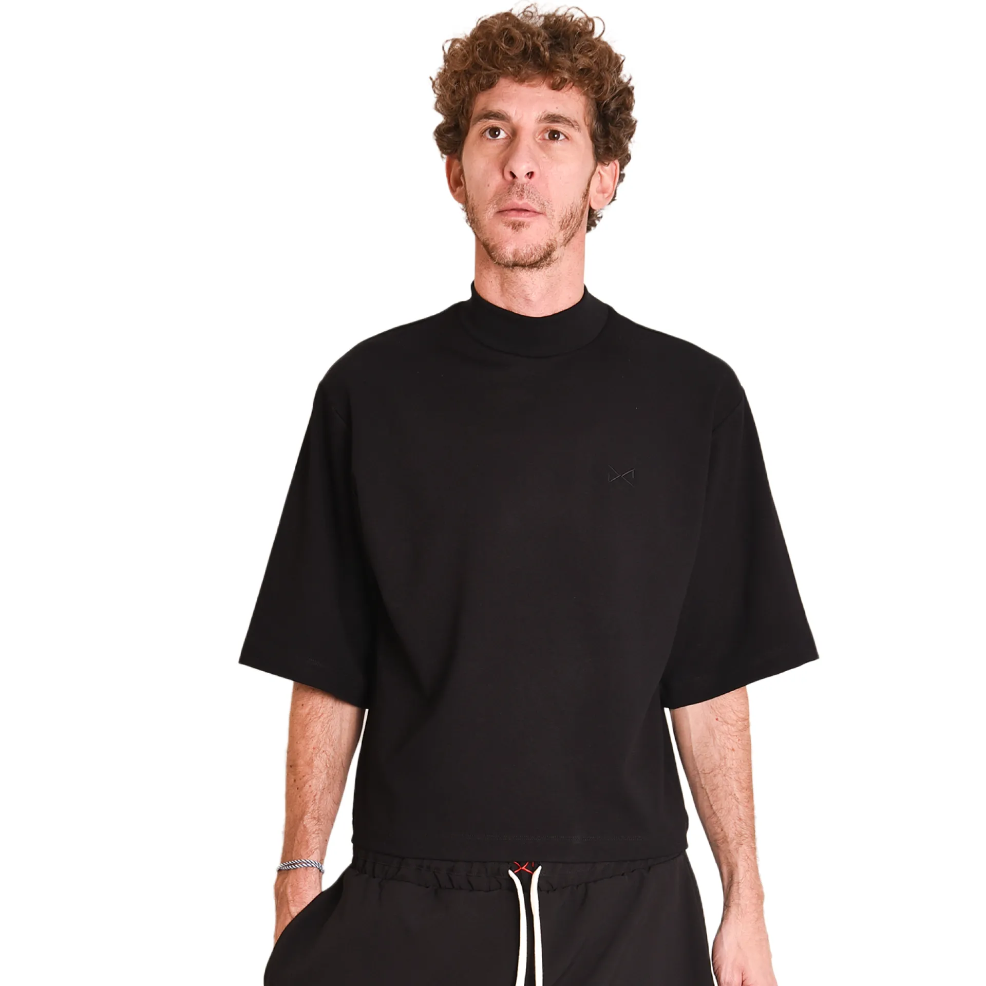 Daniel Chong SS TURTLE NECK NEGRA*Mujer Hombre|Mujer