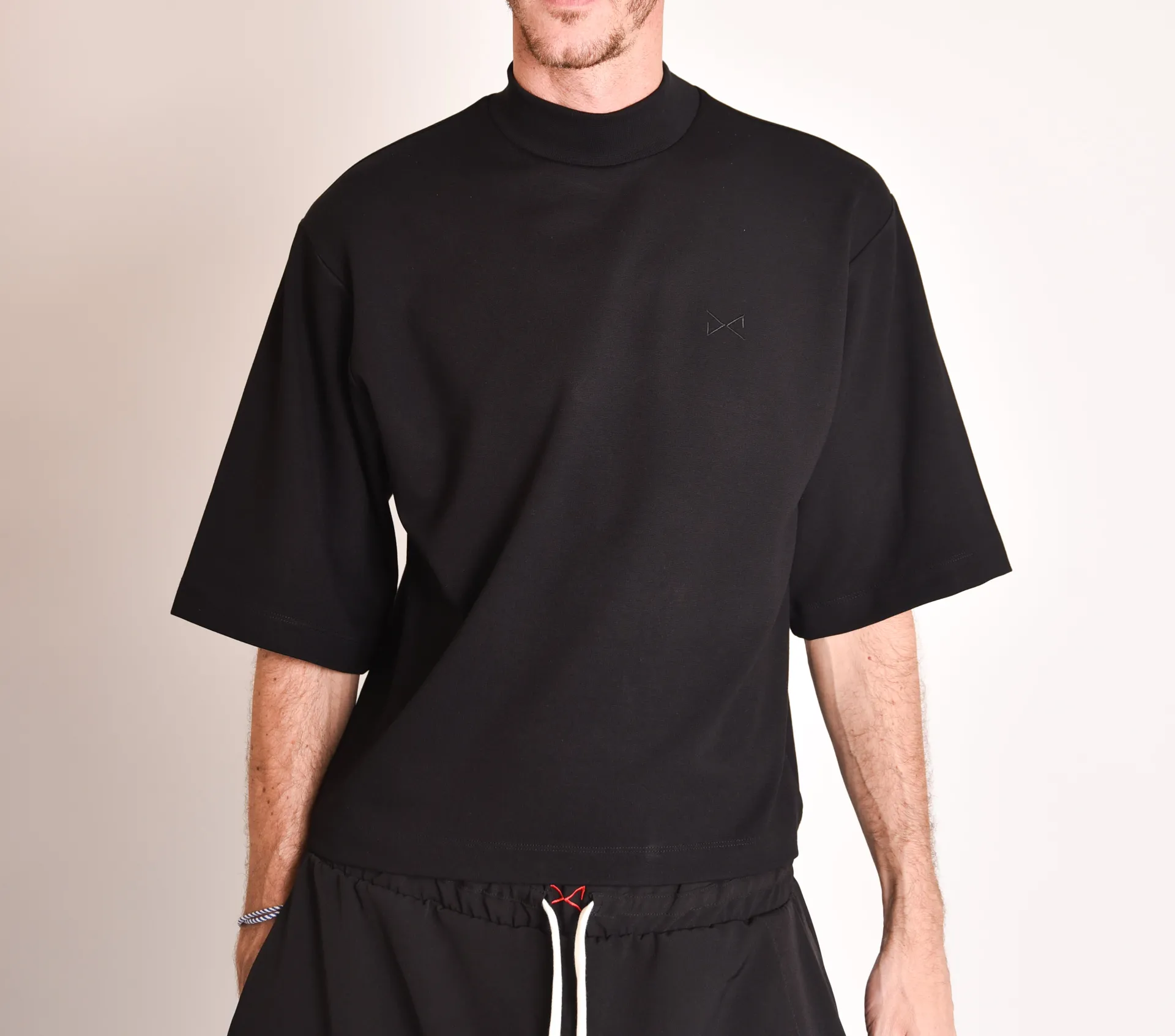 Daniel Chong SS TURTLE NECK NEGRA*Mujer Hombre|Mujer